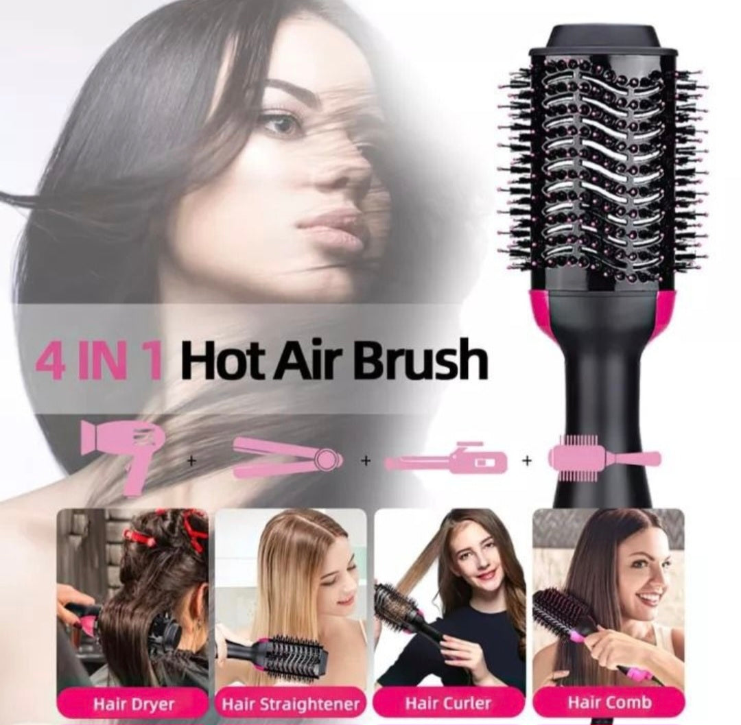 3 in 1 Hair Dryer Brush | One Step Volumizer & Styler | Dry, Straighten & Curl | Professional Hot Air Brush